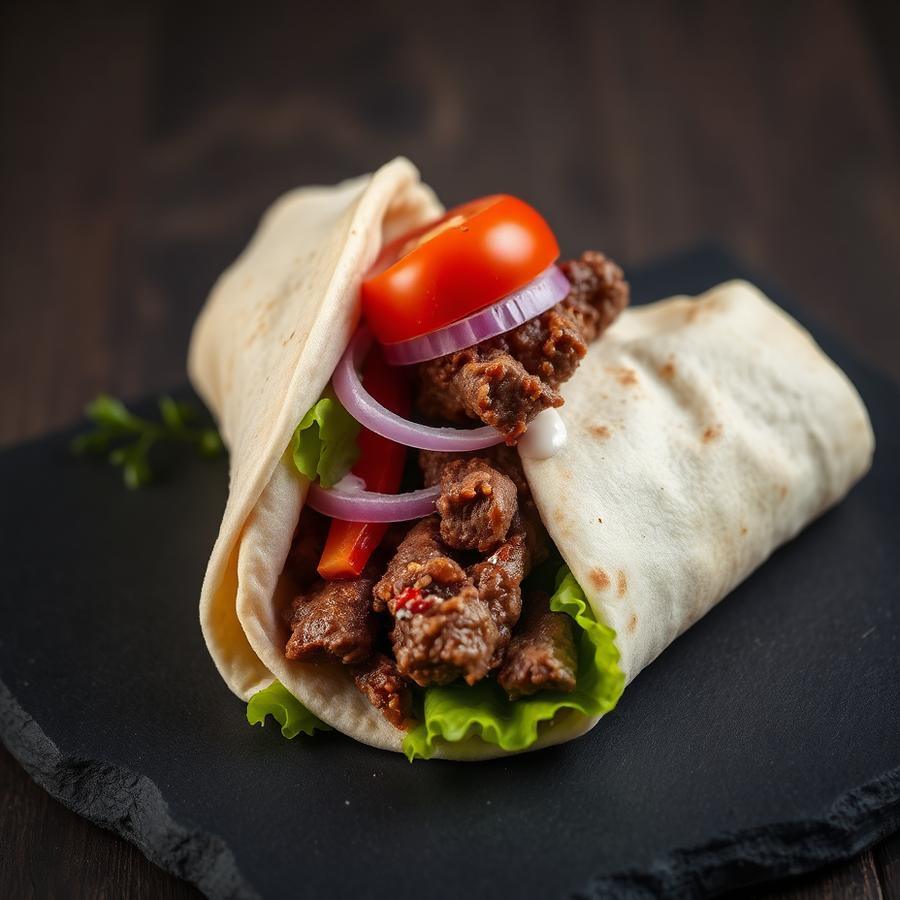 Grilled gyro platter